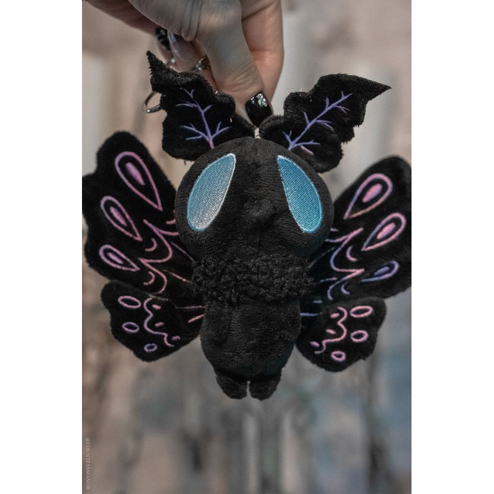Vampire Freaks - Lunar Moth Plush 3DSchlÃ¼sselbund - Schwarz/Rosa